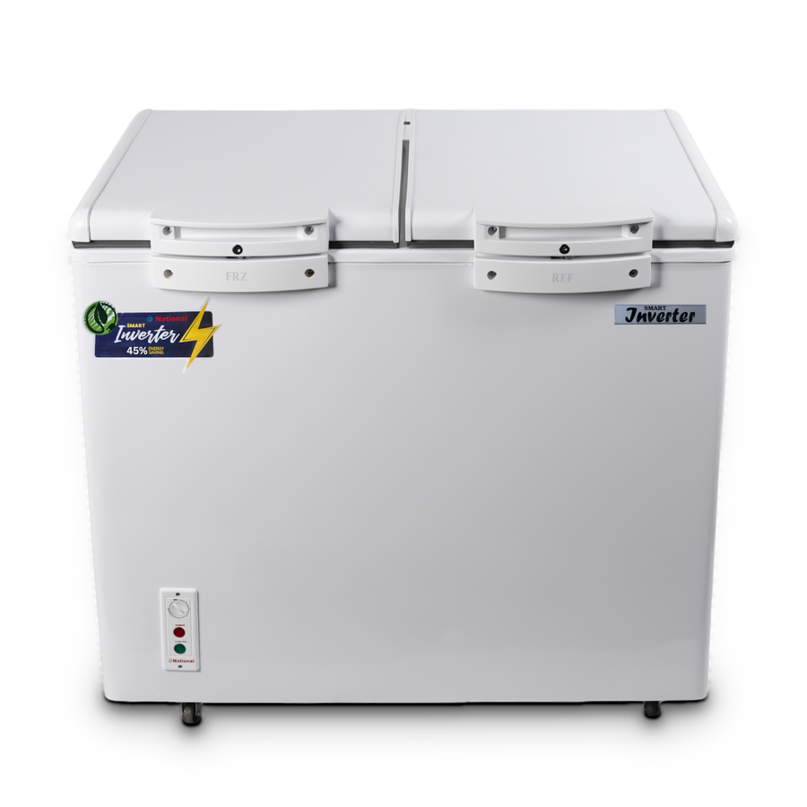 National Polar Inverter Twin Door Fridge & Freezer