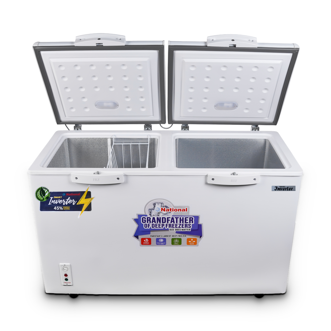 National Polar Inverter Twin Door Fridge & Freezer