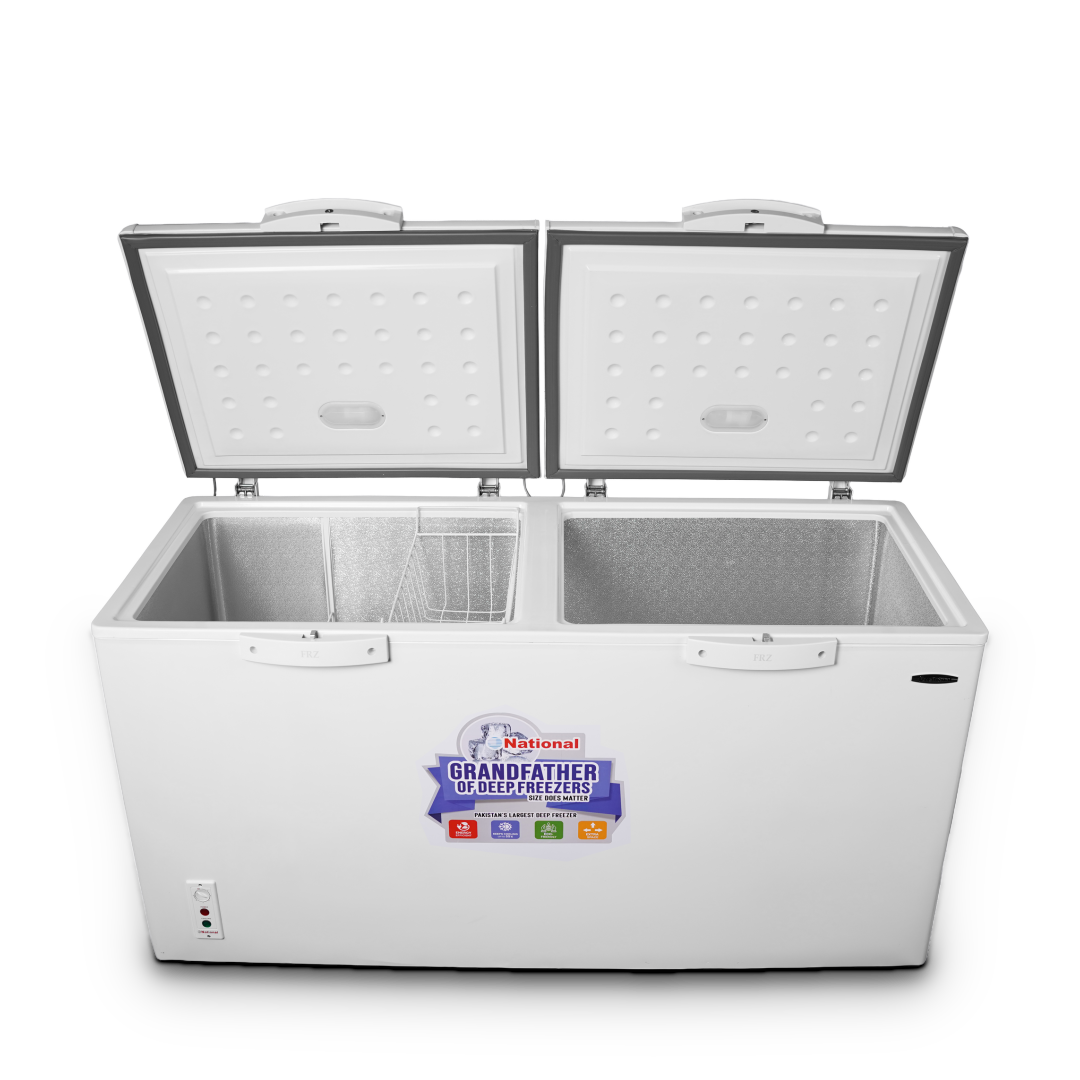 National Polar Inverter Double Door Deep Freezer