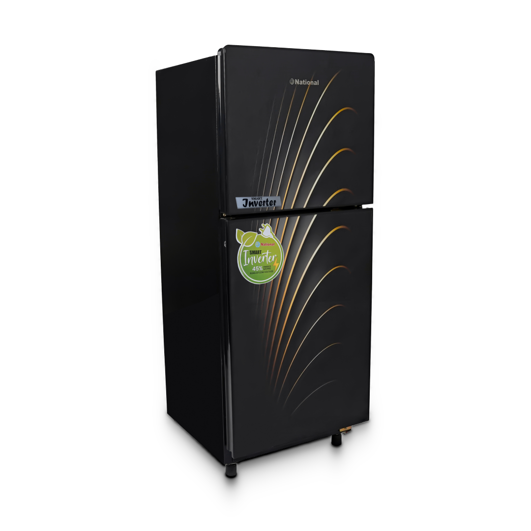 National Aura Inverter Glass Door Refrigerator