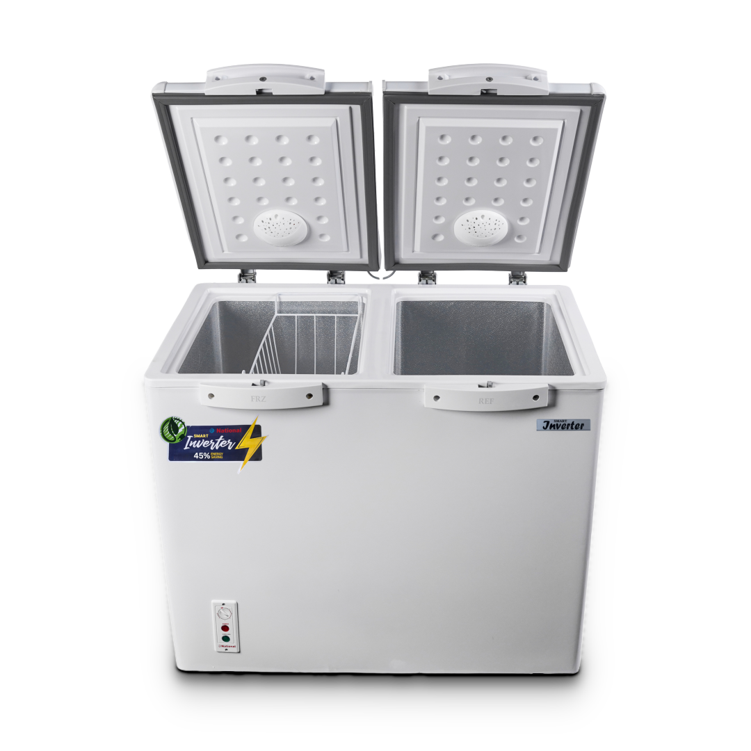 National Polar Inverter Twin Door Fridge & Freezer