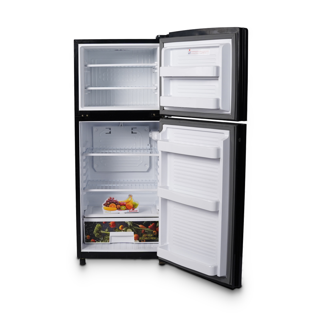 National Bloom Inverter Curved Glass Door Refrigerator