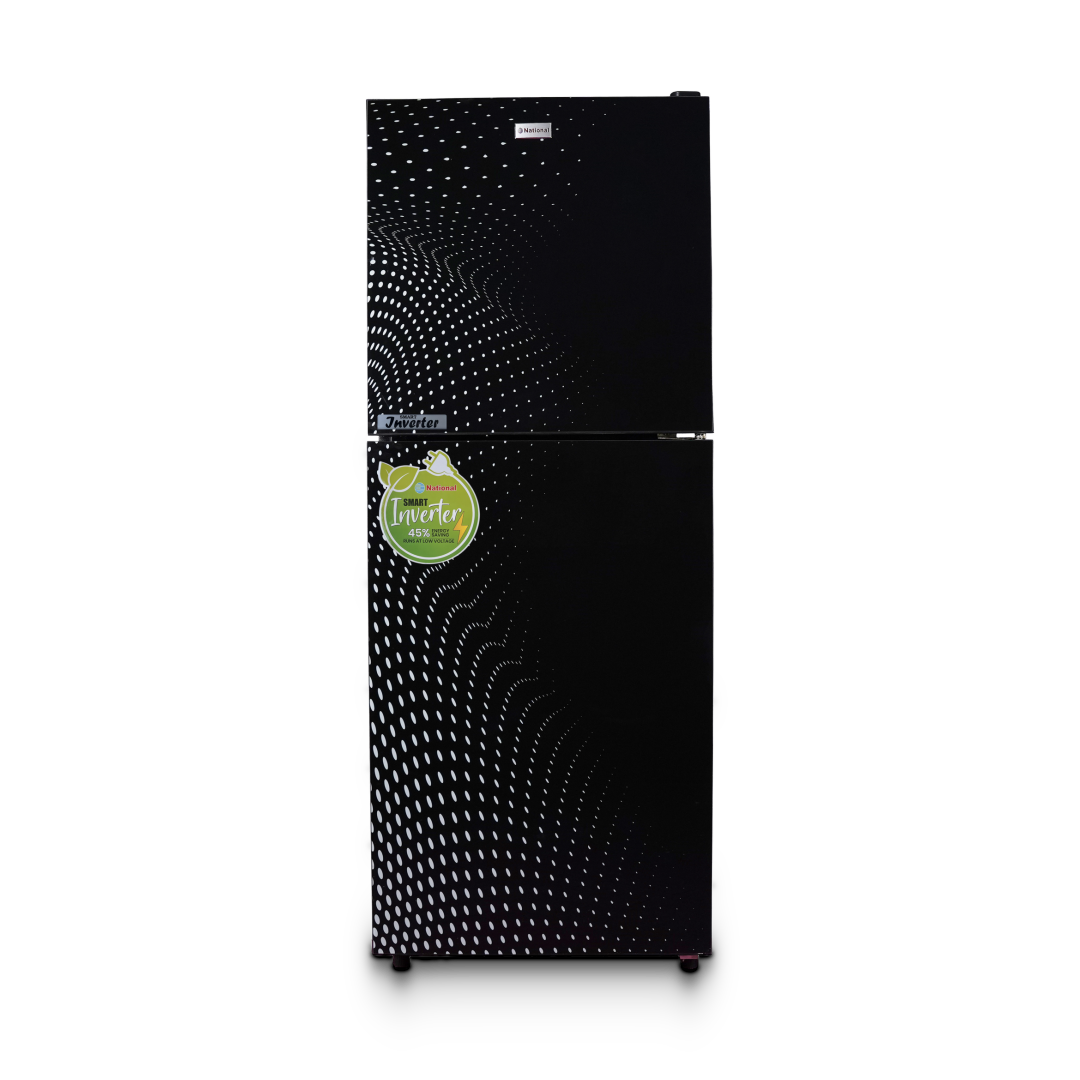National Matrix Inverter Curved Glass Door Refrigerator